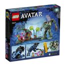 LEGO® Avatar 75571 Neytiri és Thanator az AMP Suit-os Quaritch ellen