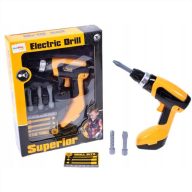 Elektromos játék fúró és csavarhúzó szett