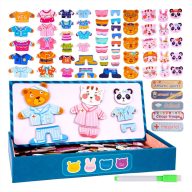 Öltöztethető mágneses állatok, 65 db