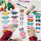 Öltöztethető mágneses állatok, 65 db