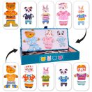 Öltöztethető mágneses állatok, 65 db