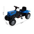 XXL kék pedálos traktor