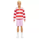 Barbie Fashionista barátok fiú baba - piros csíkos pulcsiban