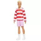 Barbie Fashionista barátok fiú baba - piros csíkos pulcsiban