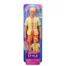 Barbie Fashionista barátok fiú baba - sárga csíkos ingben