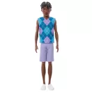 Barbie Fashionista barátok fiú baba - rombuszmintás felsőben
