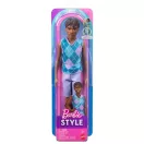 Barbie Fashionista barátok fiú baba - rombuszmintás felsőben