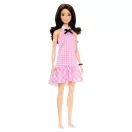 Barbie Fashionista Barátnők stílusos divatbaba - 65. évfordulós baba rózsaszín kockás ruhában