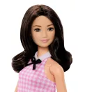 Barbie Fashionista Barátnők stílusos divatbaba - 65. évfordulós baba rózsaszín kockás ruhában