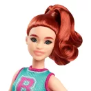 Barbie Fashionista barátnők stílusos divatbaba - pompomlány ruhában