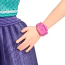 Barbie Fashionista barátnők stílusos divatbaba - pompomlány ruhában