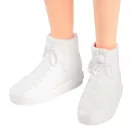 Barbie Fashionista barátnők stílusos divatbaba - pompomlány ruhában