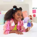 Barbie Fashionista barátnők stílusos divatbaba - pompomlány ruhában