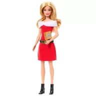   Barbie Fashionista barátnők stílusos divatbaba - Mikulás inspirálta ruhában