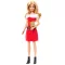 Barbie Fashionista barátnők stílusos divatbaba - Mikulás inspirálta ruhában