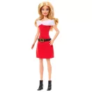 Barbie Fashionista barátnők stílusos divatbaba - Mikulás inspirálta ruhában