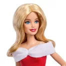 Barbie Fashionista barátnők stílusos divatbaba - Mikulás inspirálta ruhában