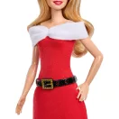Barbie Fashionista barátnők stílusos divatbaba - Mikulás inspirálta ruhában