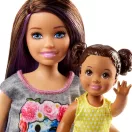 Barbie bébiszitter játékszett - Babakocsi szett