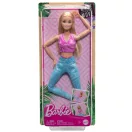 Barbie hajlékony jógababa - szőke hajú