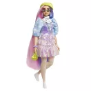 Barbie Extravagáns baba - csillogó ruhában, kutyus kedvenccel