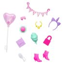 Barbie Divatkiegészítők csomag - rózsaszín szív lufi