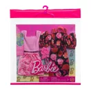 Barbie Ruhaszett dupla csomag - rózsamintás ruhák