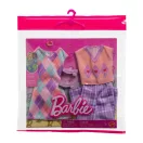 Barbie Ruhaszett dupla csomag - kockás mintás ruhák