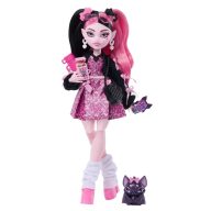 Monster High Szörnyen új baba kiskedvenccel - Draculaura