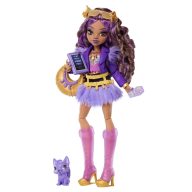   Monster High Szörnyen új baba kiskedvenccel - Clawdeen Wolf