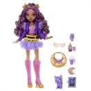 Monster High Szörnyen új baba kiskedvenccel - Clawdeen Wolf