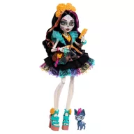   Monster High Szörnyen új baba kiskedvenccel - Skelita Calaveras