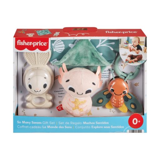 Fisher-Price Sensimals Helló érzékelés játékszett - 4 szenzoros játékkal