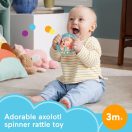 Fisher-Price Sensimals babapajti - axolotl csörgő
