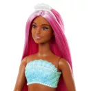 Barbie Dreamtopia sellő baba színes hajjal - rózsaszín
