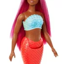 Barbie Dreamtopia sellő baba színes hajjal - rózsaszín