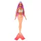 Barbie Dreamtopia sellő baba színes hajjal - barack