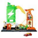 Hot Wheels City Szuper töltőállomás pályaszett autóval