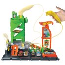 Hot Wheels City Szuper töltőállomás pályaszett autóval