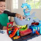 Hot Wheels City Color Reveal Cápás autómosó