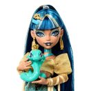 Monster High Szörnyen új baba kiskedvenccel - Cleo De Nile