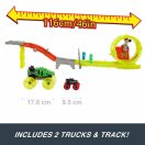 Hot Wheels Monster Trucks Power Smasher hajsza pályaszett