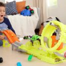 Hot Wheels Monster Trucks Power Smasher hajsza pályaszett