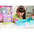 Barbie Medencés Buli csúszdával és pezsgőfürdővel kiegészítő szett