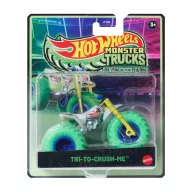   Hot Wheels Monster Trucks sötétben világító kisautó 1:64 - Tri-to-Crush-Me