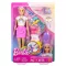 Barbie Tündöklő szivárványhaj baba