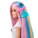 Barbie Tündöklő szivárványhaj baba