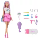 Barbie Tündöklő szivárványhaj baba