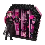   Monster High Szörnyen Jóbarátok Titkai, Rémtrendi öltöző Draculaura babával
