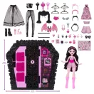 Monster High Szörnyen Jóbarátok Titkai, Rémtrendi öltöző Draculaura babával
